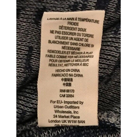 Free People Blue Space Dye Drapey Never Again Cardigan Sweater Hook & Eye Front - Picture 6 of 9